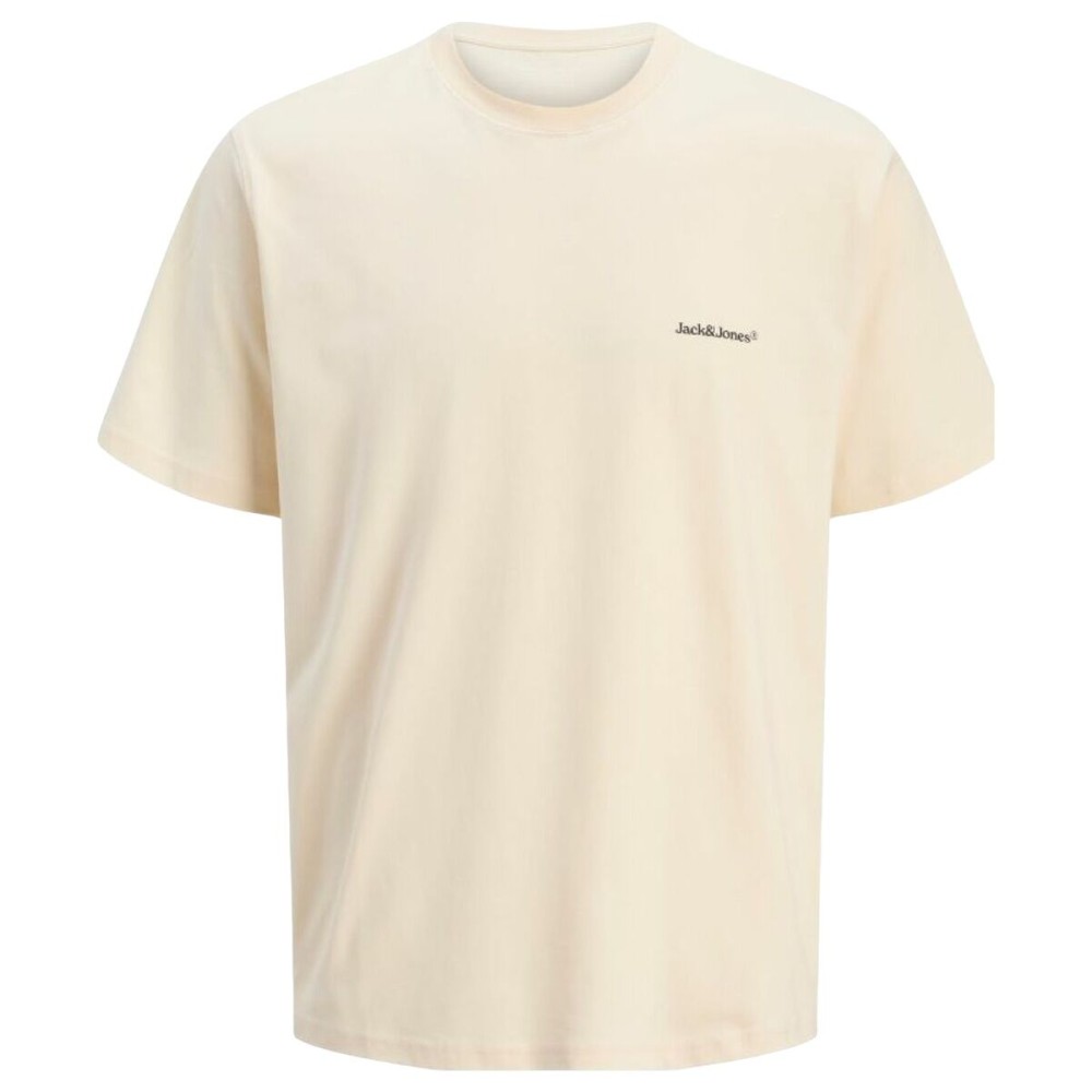 T-shirt à manches courtes homme Jack & Jones JORSPLIT BACK TEE 12272996 Blanc