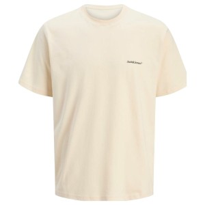 T-shirt à manches courtes homme Jack & Jones JORSPLIT BACK TEE 12272996 Blanc