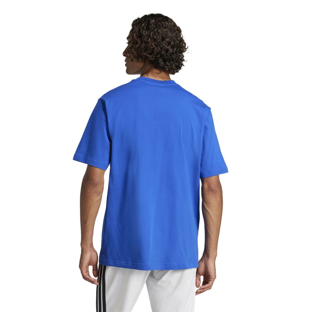 Herren Kurzarm-T-Shirt Adidas M LIN SJ T JE8995 Blau