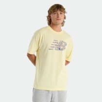 Herren Kurzarm-T-Shirt New Balance NAT LOGO SS MT51920 PCR Gelb