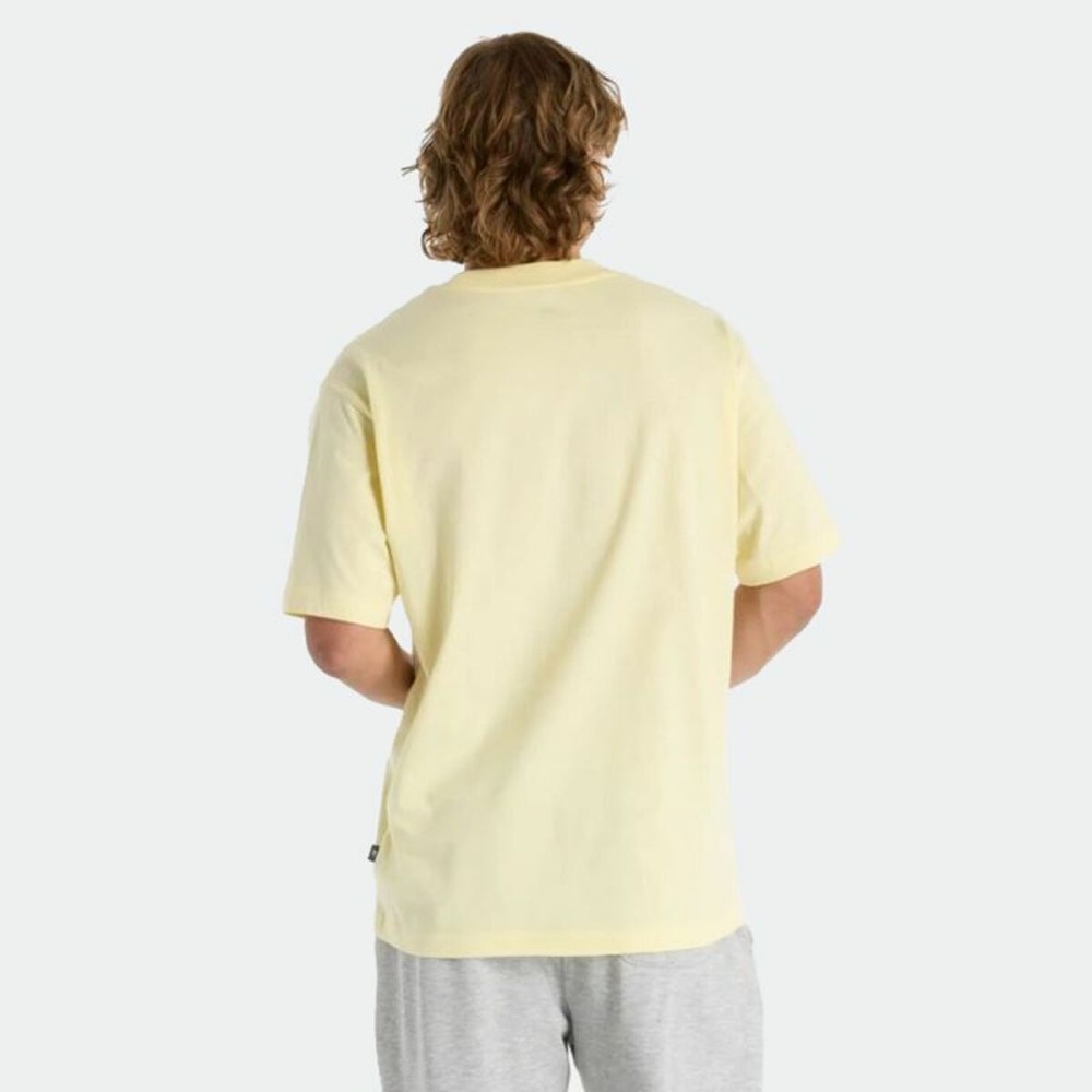 Herren Kurzarm-T-Shirt New Balance NAT LOGO SS MT51920 PCR Gelb