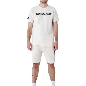 Men’s Short Sleeve T-Shirt Project X Paris PROJECT T- SHIRT 2510175 CC Beige