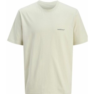 Men’s Short Sleeve T-Shirt Jack & Jones JORSPLIT BACK TEE 12272996 Green