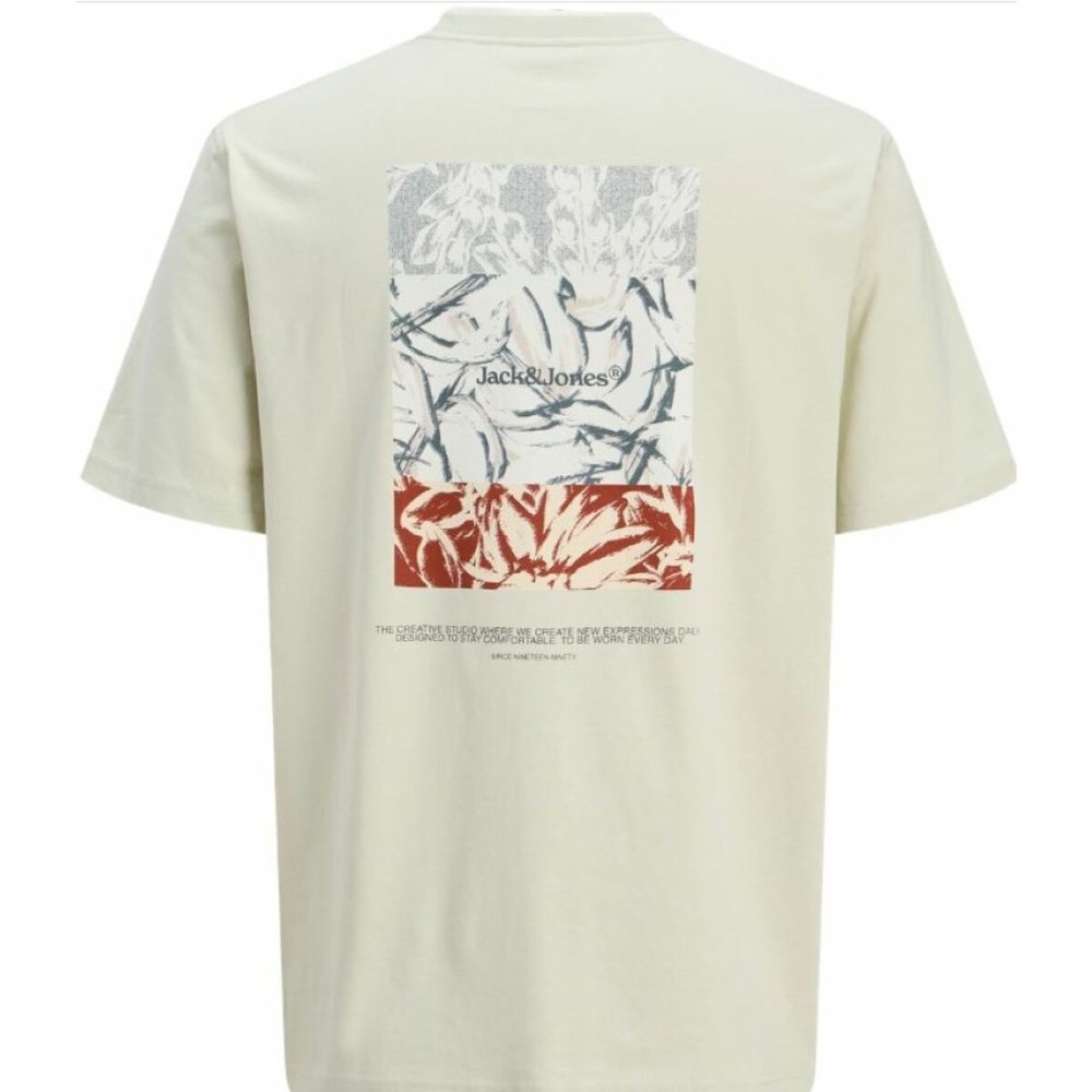 T-shirt à manches courtes homme Jack & Jones JORSPLIT BACK TEE 12272996 Vert