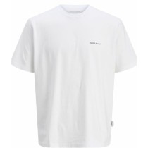 Men’s Short Sleeve T-Shirt Jack & Jones JORSPLIT BACK TEE 12272996 White