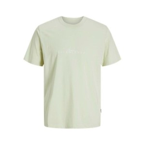 Herren Kurzarm-T-Shirt Jack & Jones JORVARENNA BRANDING TEE grün