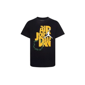 Child's Short Sleeve T-Shirt Nike JDB FUEL UP COOL DOWN DROPS SS 95D150 023 Black