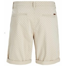 Pantalon court Jack & Jones JPSTBOWIE SHORTS SA PRINTER MID 12230336 Beige