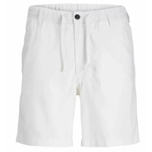 Pantalon court Jack & Jones JPSTJAIDEN CAMPAIGN HYBRIDBONDISHORT SRT 12274968 Blanc