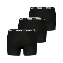 Boxer pour homme Puma 701234187 001 Noir 3 Unités