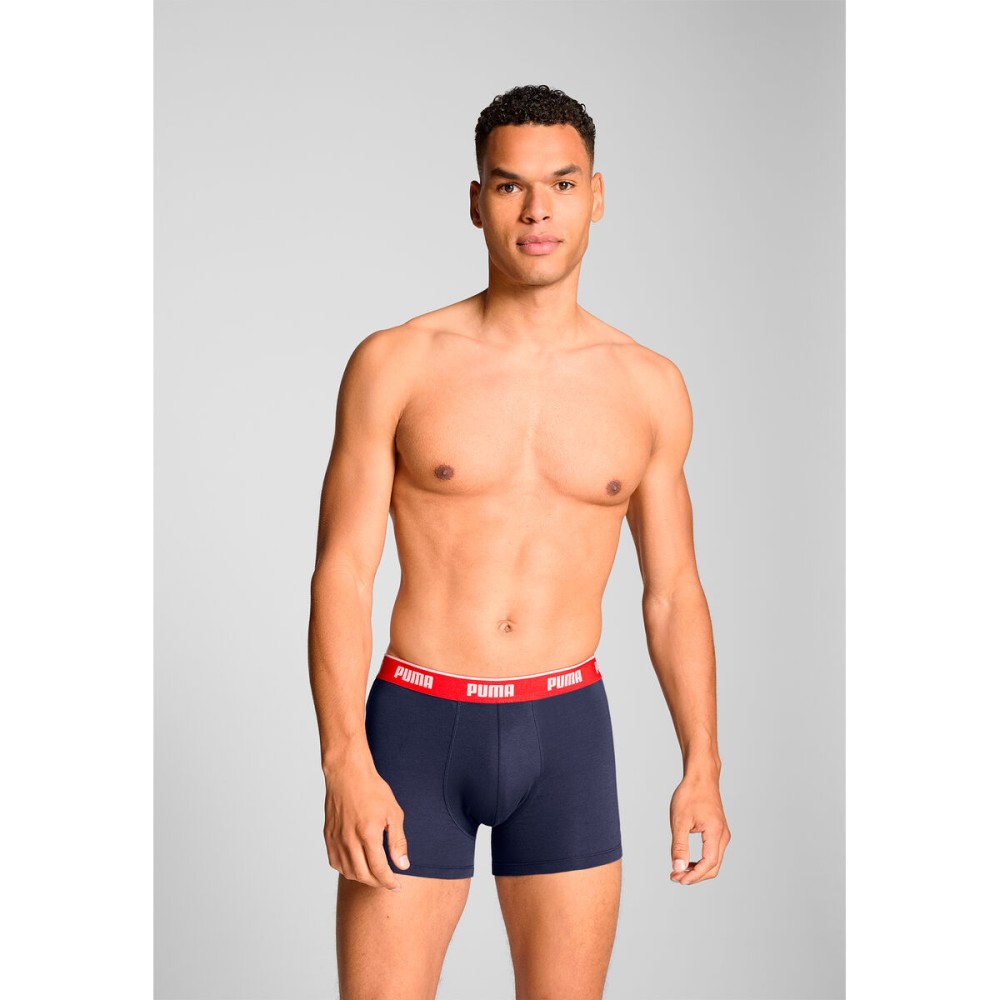 Men's Boxer Shorts Puma 701234187 005 Grey 3 Units