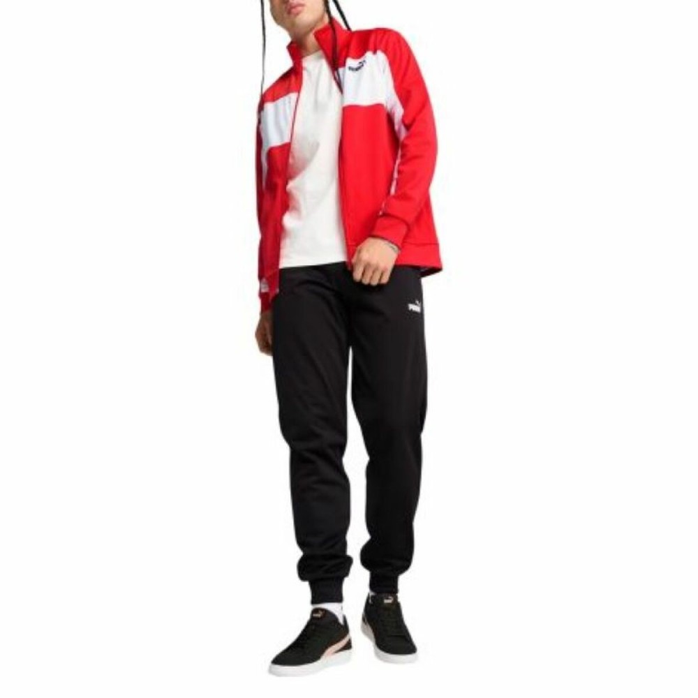 Survêtement pour Adultes Puma Poly Colorblock Suit C/O 687304 11 Rouge Homme