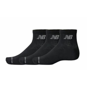 Chaussettes de Sport New Balance PERF ANKLE LAS51413 Noir 3 paires
