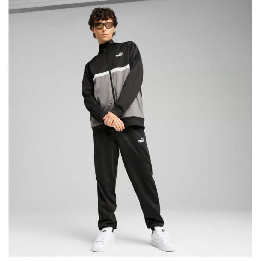 Survêtement pour Adultes Puma POLY COLORBLOCK SUIT 684850 01 Noir Homme