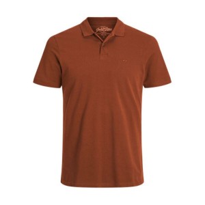 Polo à manches courtes homme Jack & Jones JJEBASIC POLO SS NOS 12136516 Marron