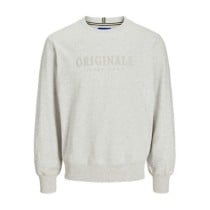 Herren Sweater ohne Kapuze Jack & Jones JORFREDERIKSBERG SWEAT 12265756 Grau