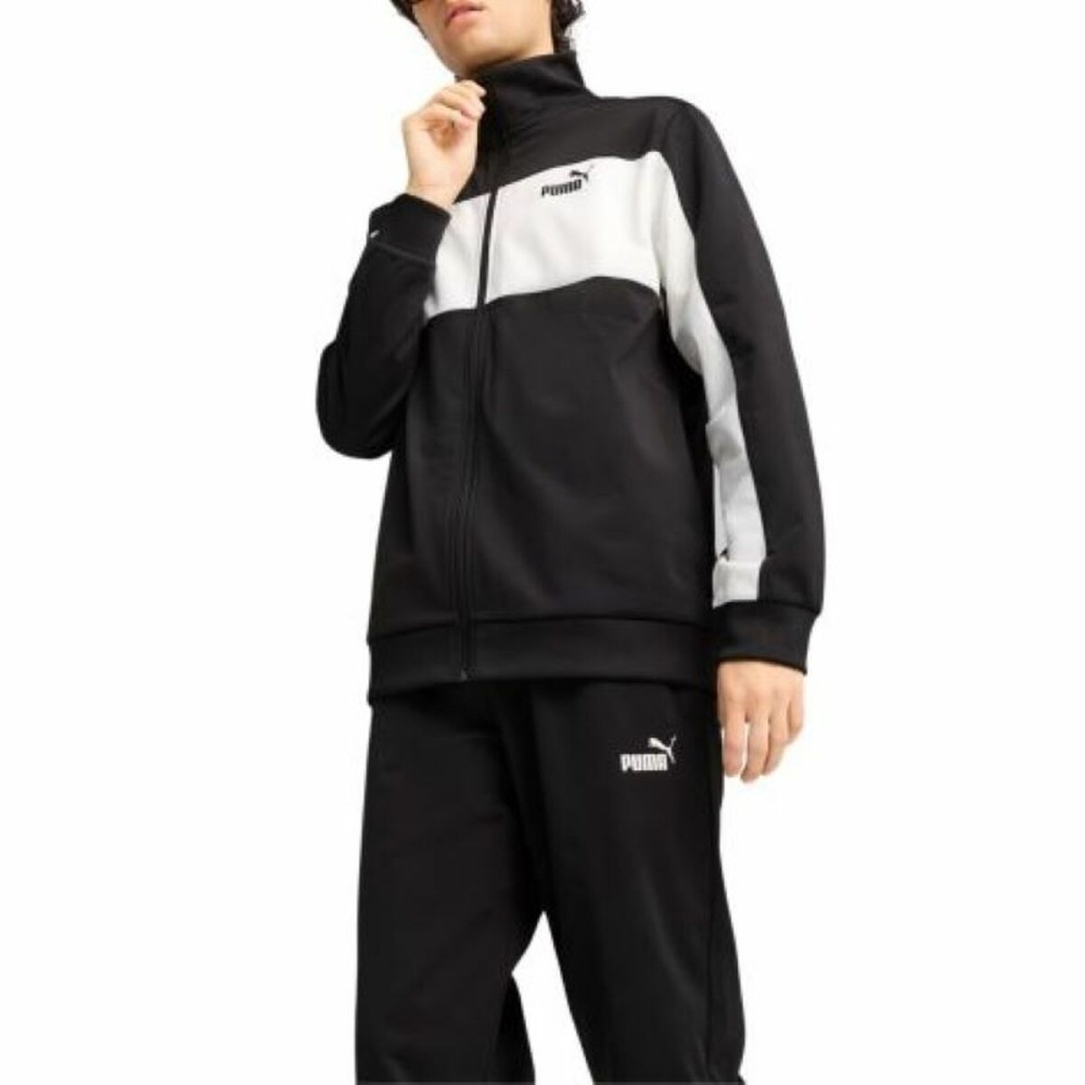 Survêtement pour Adultes Puma POLY COLORBLOCK SUIT 687304 01 Noir Homme