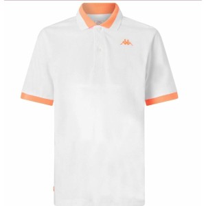 Polo à manches courtes homme Kappa 341N22W A14 Blanc