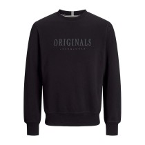 Sweat sans capuche homme Jack & Jones JORFREDERIKSBERG SWEAT 12265756 Noir