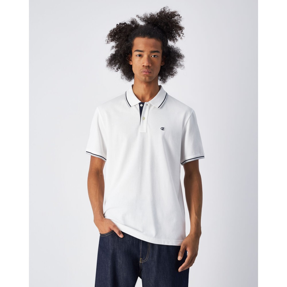 Polo à manches courtes homme Champion CHAMPION POLO 220897 Blanc