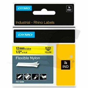 Ruban stratifié Dymo Nylon Flexible IND Multicouleur Noir/Jaune