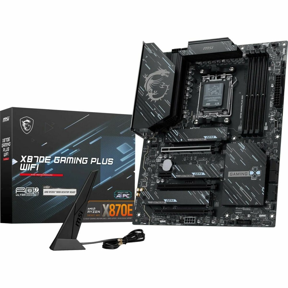 Motherboard MSI X870E GAMING PLUS WIFI AMD AM5 AMD AMD X870E