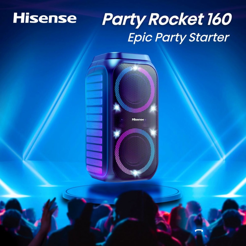 Tragbare Bluetooth-Lautsprecher Hisense PR160 Schwarz