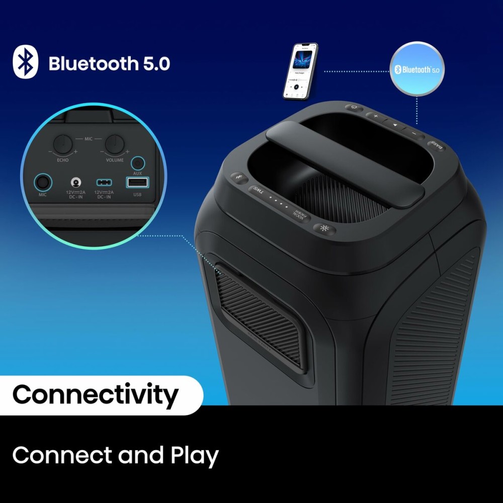 Tragbare Bluetooth-Lautsprecher Hisense PR160 Schwarz