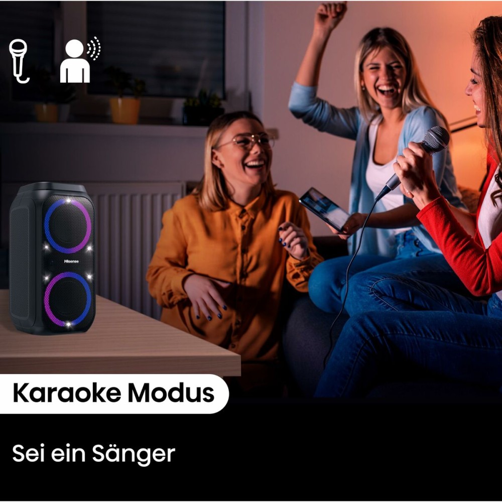 Tragbare Bluetooth-Lautsprecher Hisense PR160 Schwarz