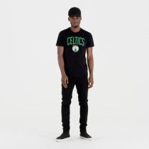 T-shirt à manches courtes homme New Era NOS NBA BOSCEL 60505459 Noir