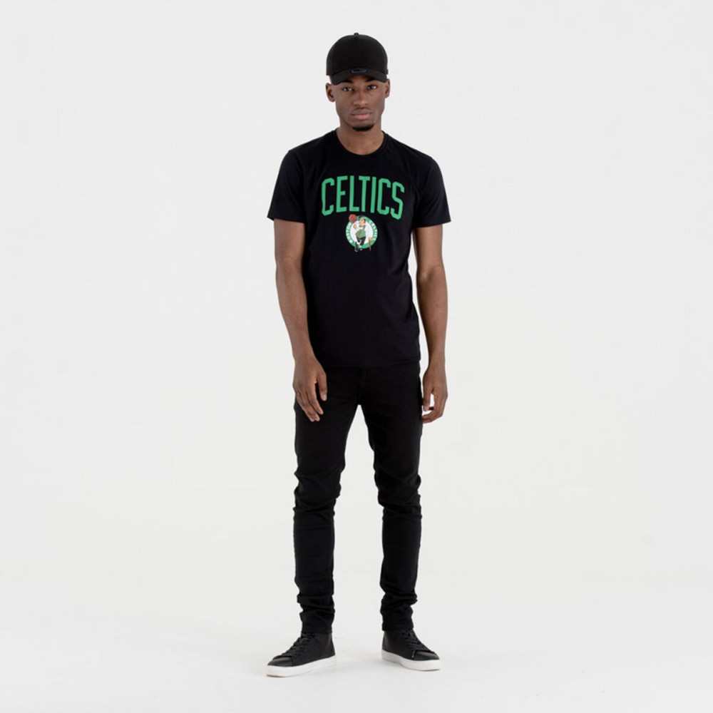 T-shirt à manches courtes homme New Era NOS NBA BOSCEL 60505459 Noir