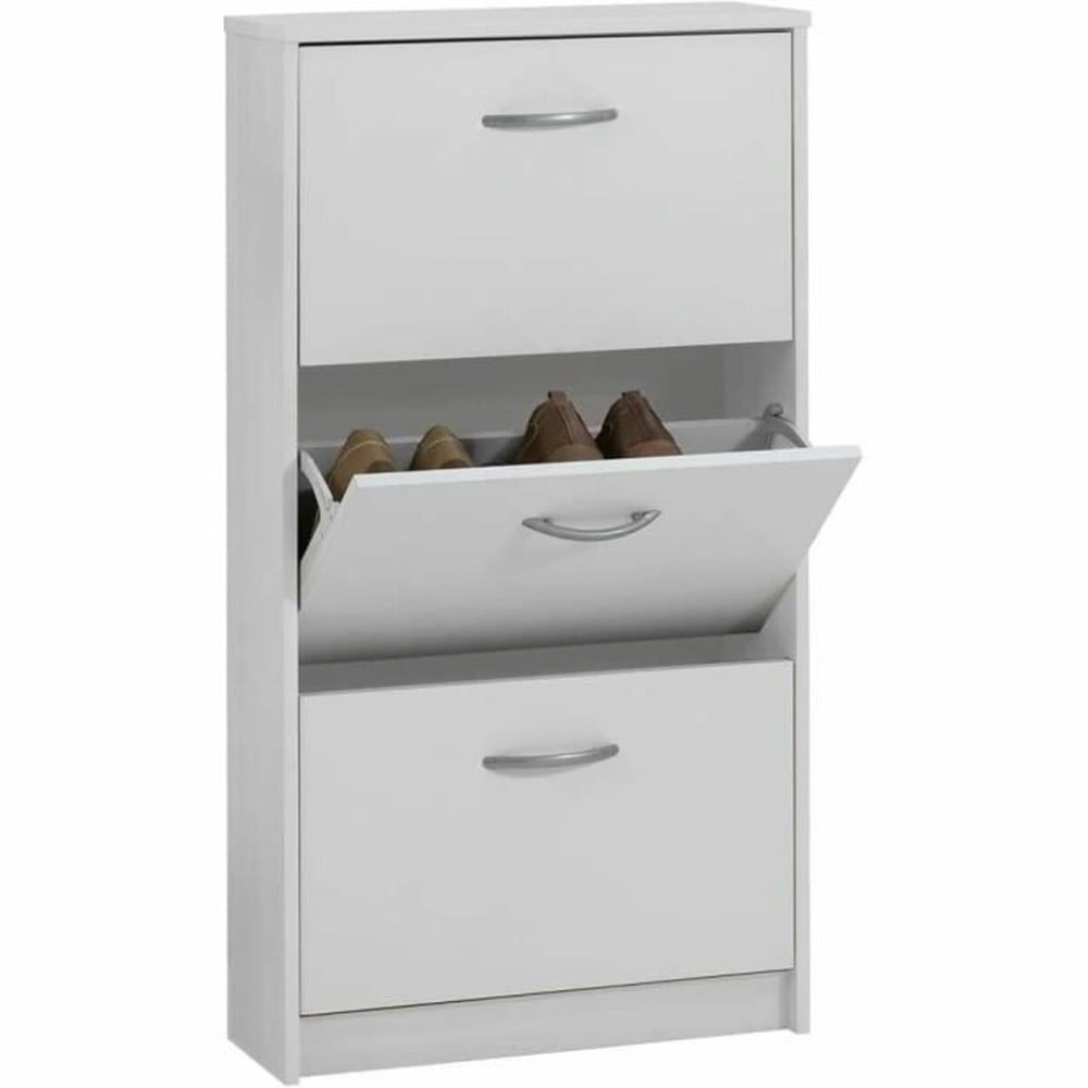 Schuhschrank FMD Weiß 58,5 x 104,5 x 17 cm