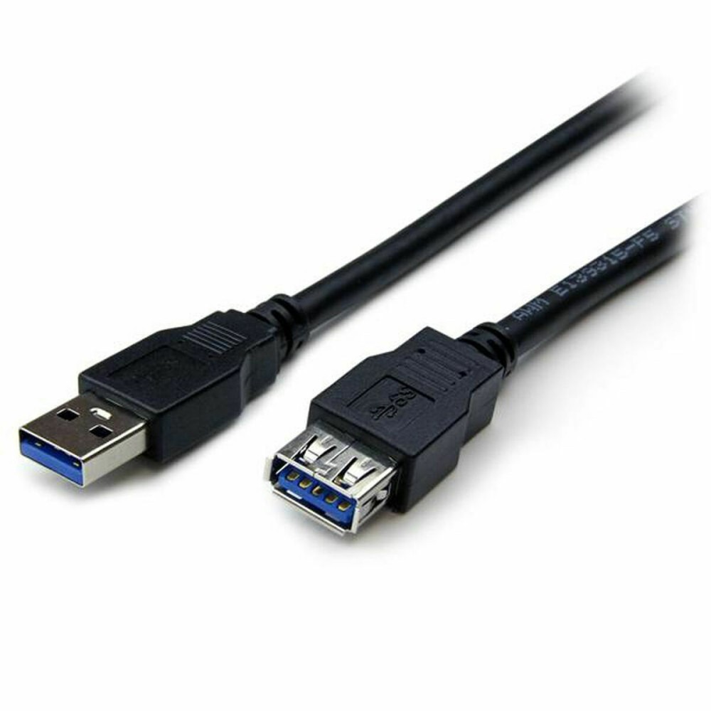 Câble USB Startech USB3SEXT2MBK Noir