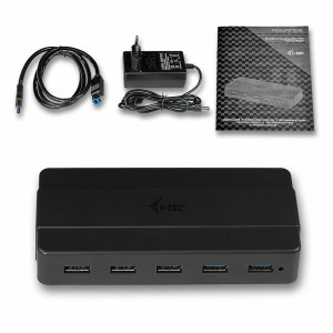 Hub USB i-Tec U3HUB742 Noir