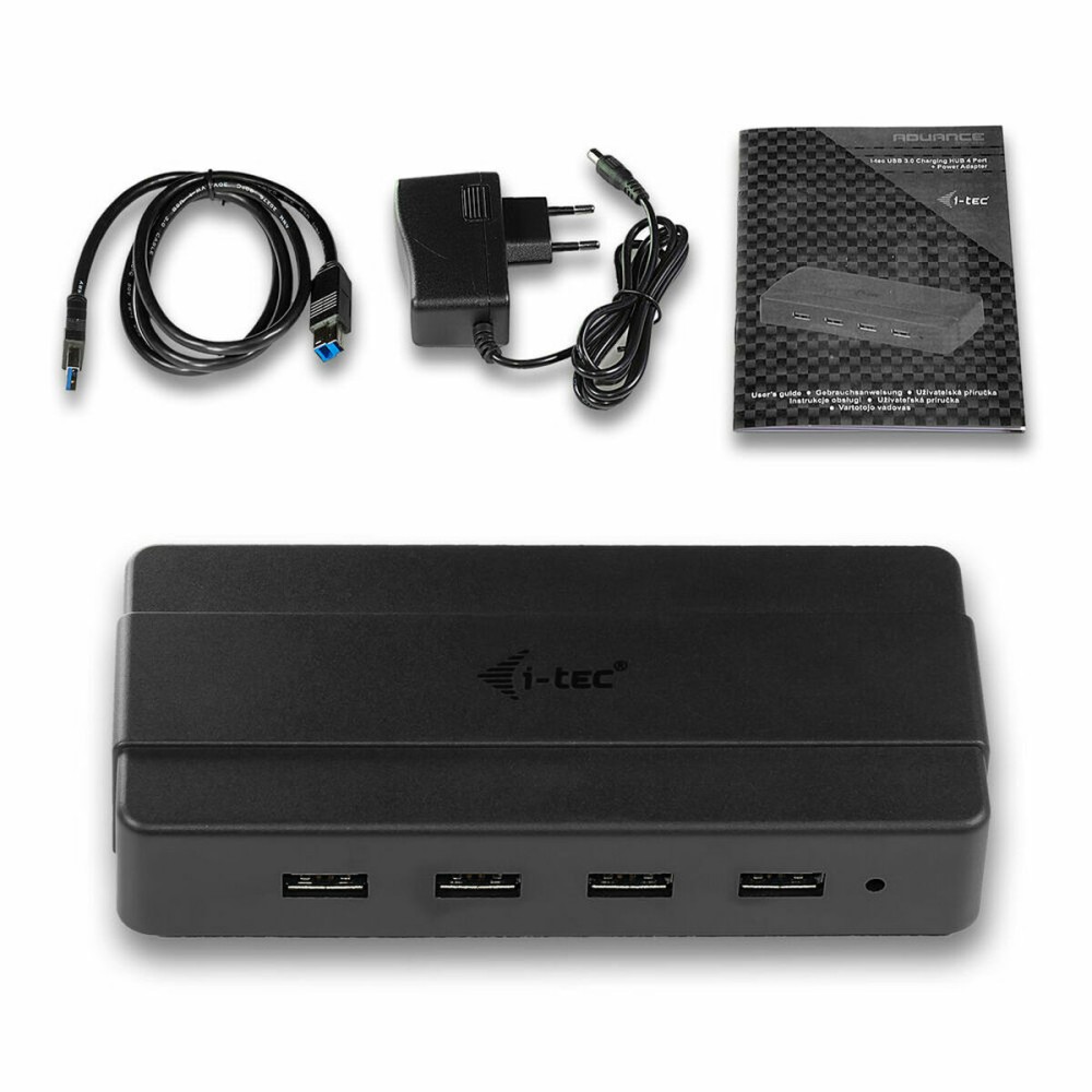 USB Hub i-Tec U3HUB445 Black