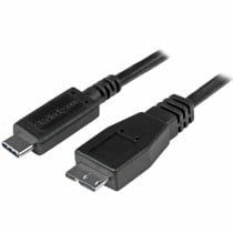Câble USB vers Micro USB Startech USB31CUB1M USB C Micro USB B Noir