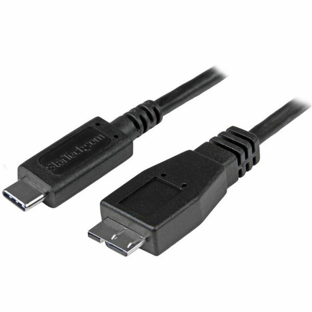 Câble USB vers Micro USB Startech USB31CUB1M USB C Micro USB B Noir