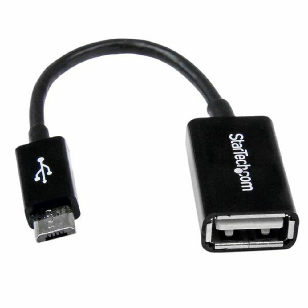 Cable Micro USB Startech UUSBOTG USB A Micro USB B Black