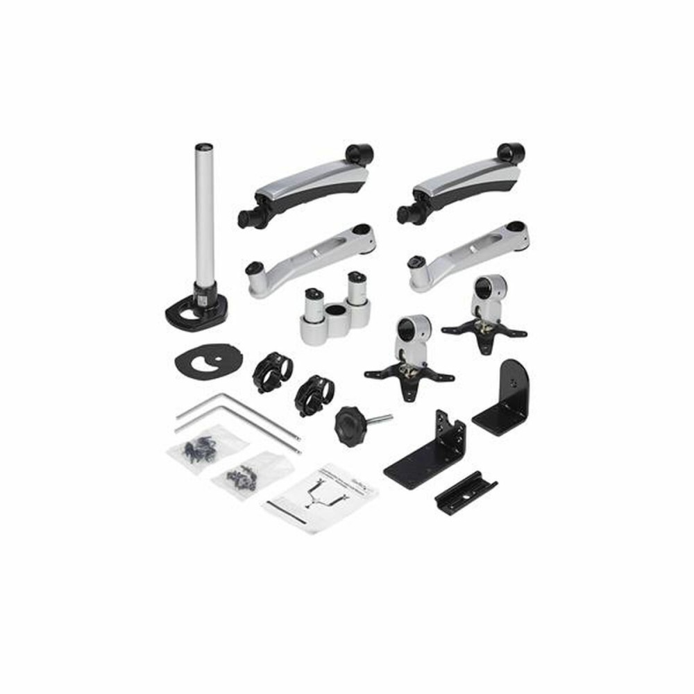 Support de table d'écran Startech ARMDUAL30 Argent Noir/Argenté 30"