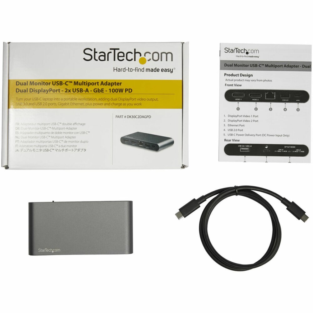 USB-C-zu-DisplayPort-Adapter Startech DK30C2DAGPD