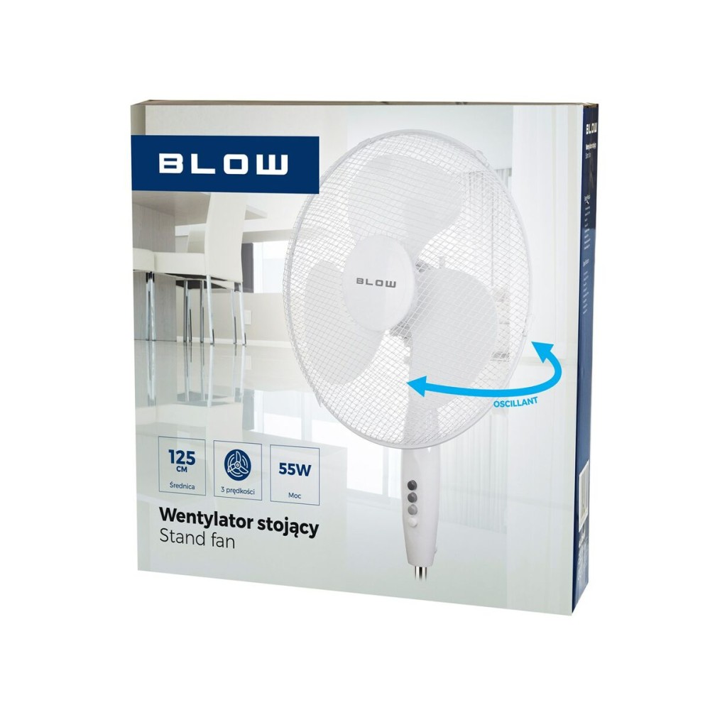 Ventilateur sur Pied Blow 44-064 Blanc 110 W