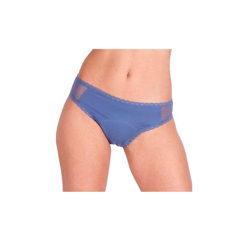 Culotte menstruelle Femme Republique Bleu