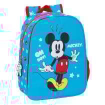 Cartable Mickey Mouse Clubhouse Fantastic Bleu Rouge 26 x 34 x 11 cm