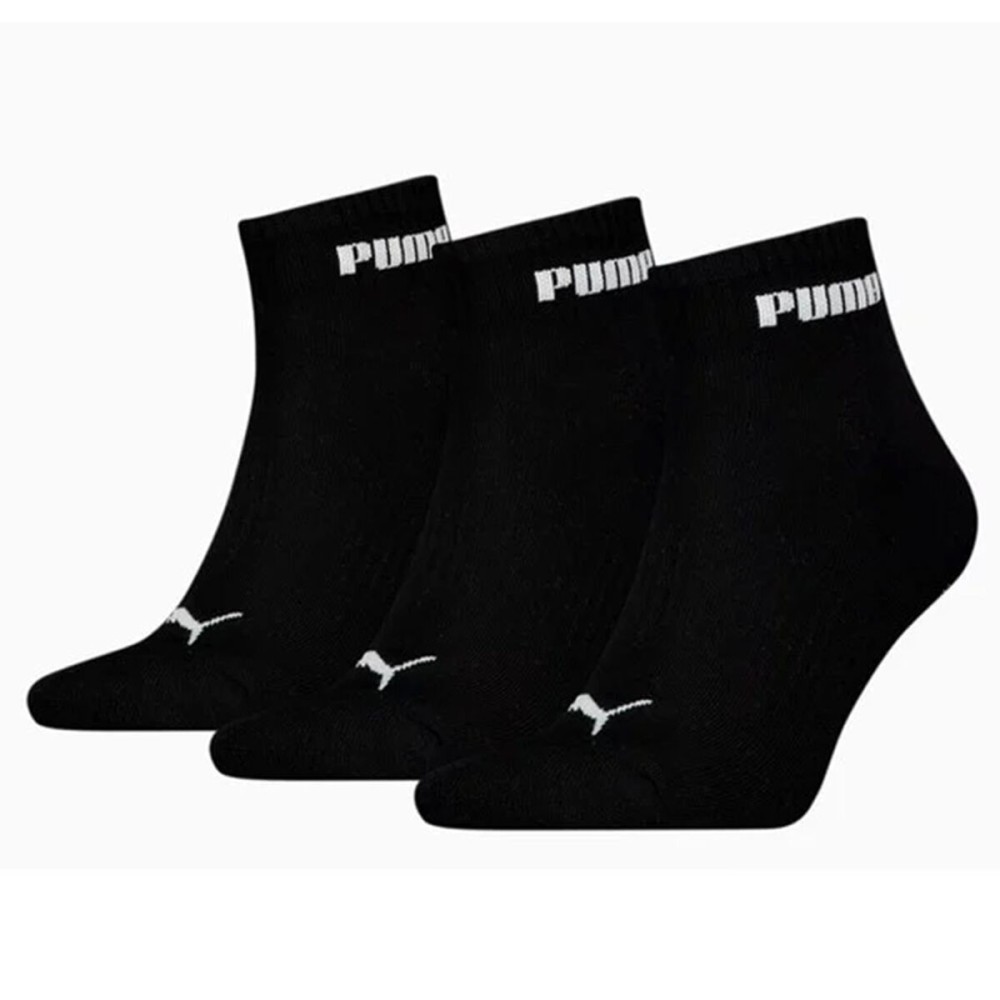 Chaussettes de Sport Puma CUSHIONED NEXT QUARTER 701225904 002 Noir 3 paires