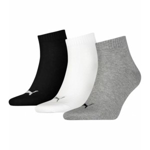 Chaussettes de Sport Puma QUARTER PLAIN 3P 701230337 882 Gris 3 paires