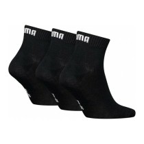 Sports Socks Puma QUARTER PLAIN 3P 701230337 200 Black 3 pairs