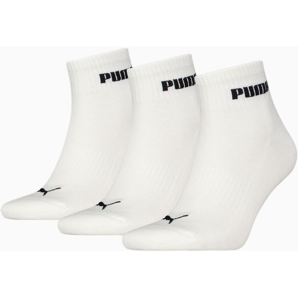 Sports Socks Puma CUSHIONED NEXT QUARTER 701225904 001 White 3 pairs