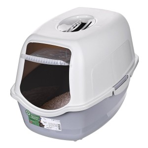 Katzentoilette Diamentiq 4004508810DIA Weiß Grau Kunststoff 40 x 38,7 x 55,5 cm