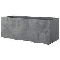 Selbstbewässerndes Pflanzgefäß Deroma Grau 99 cm Kunststoff rechteckig