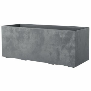 Selbstbewässerndes Pflanzgefäß Deroma Grau 99 cm Kunststoff rechteckig